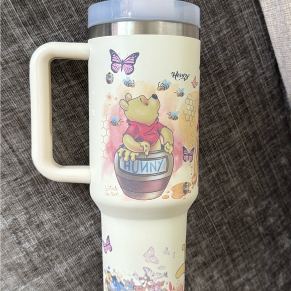 Stanley Cream Travel Mug with Winnie the Pooh Design - Picture 2 of 4
